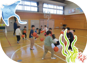 ビーコルキッズバスケットボール教室