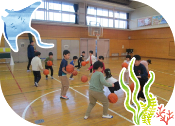 ビーコルキッズバスケットボール教室